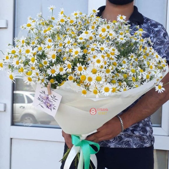 Букет цветов «Очарование ромашек» заказать за 6 670 руб. с доставкой
